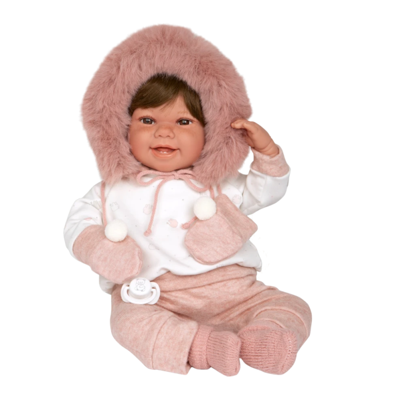 Elegance 45 cm zoe  rosa c/manoplas