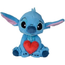 Peluche Stitch con corazón (25cm) 2