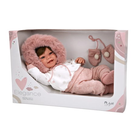 Elegance 45 cm zoe  rosa c/manoplas