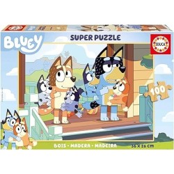 Puzle madera bluey 100 pcs. 2
