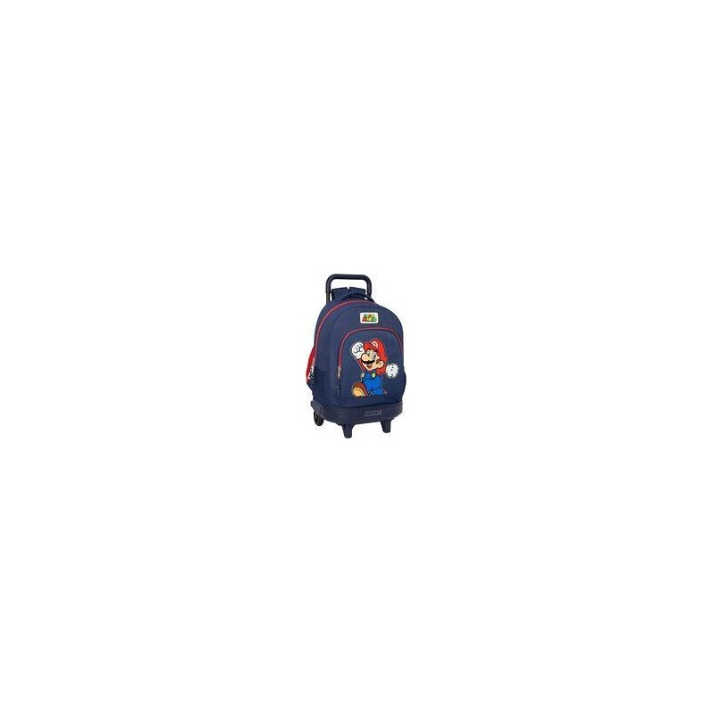 Super Mario Mochila Grande con Ruedas