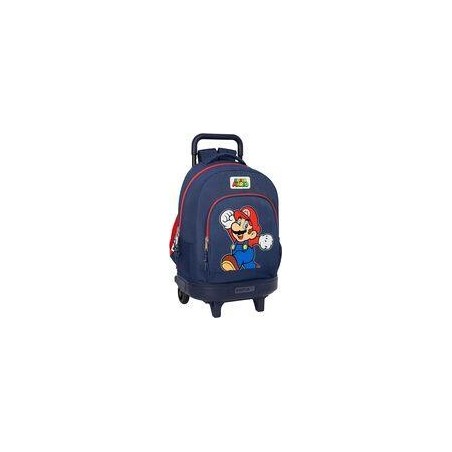 Super Mario Mochila Grande con Ruedas