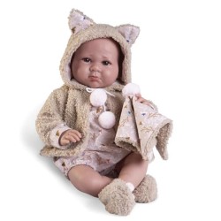Recién Nacida Luca con chaqueta borregui 2