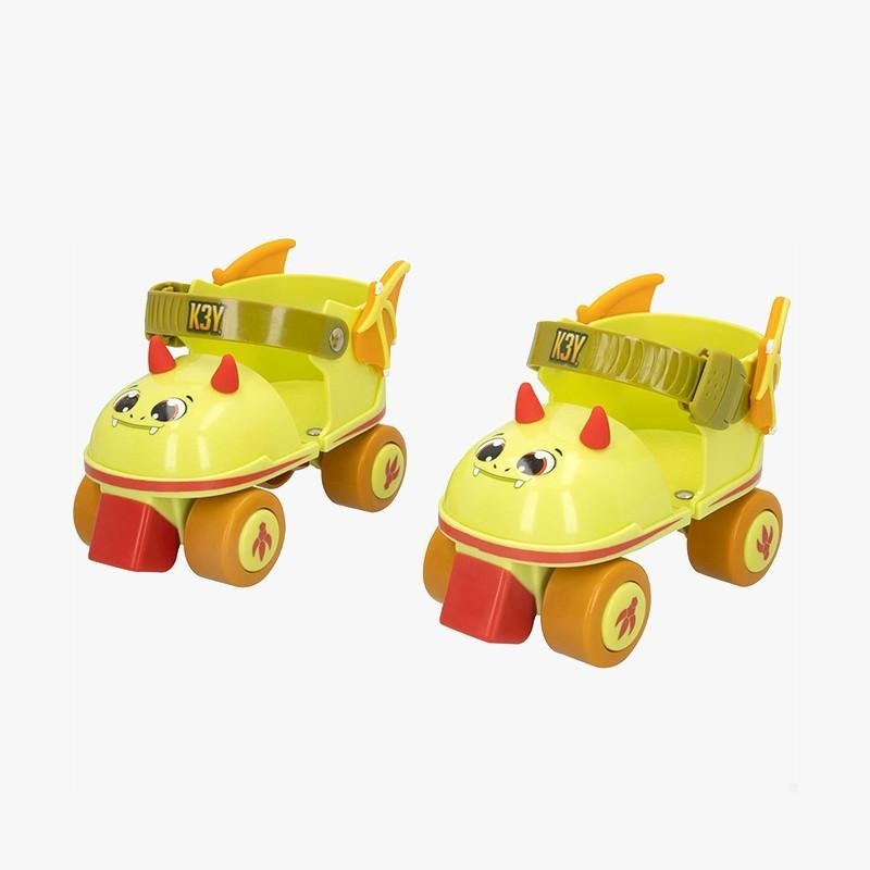 Patines 4 ruedas 3d dragon talla 24-30