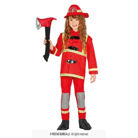 DISFRAZ BOMBERO 3-4 Años