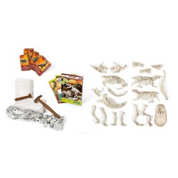 Arqueojugando T-Rex y Triceratops fluore 2