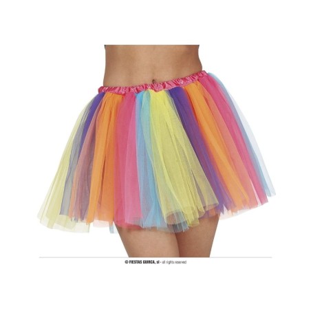TUTU ADULTO MULTICOLOR, 40 CMS