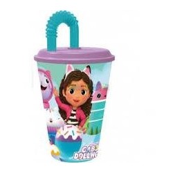 Gabby´s Dollhouse Vaso infantil c/pajita