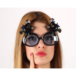 GAFAS BRUJAS EN ESCOBA