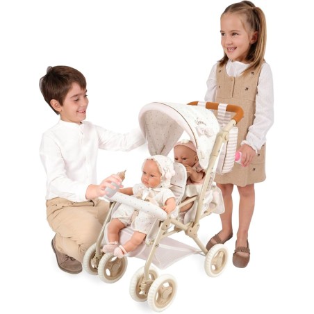 Silla gemelar plegable  para muñecas de