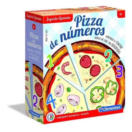PIZZA DE NUMEROS APRENDO LOS NUMEROS +4 