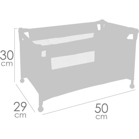 Cuna de viaje Koala muñecas hasta 46cm