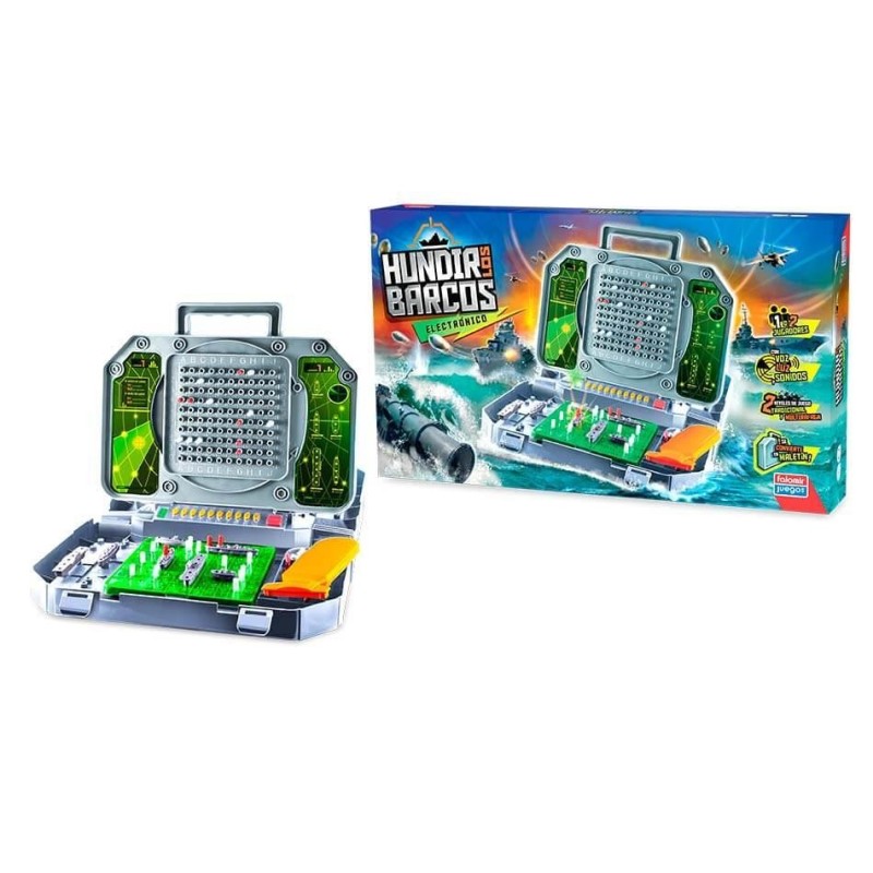 Hundir los barcos Electronico Maletín