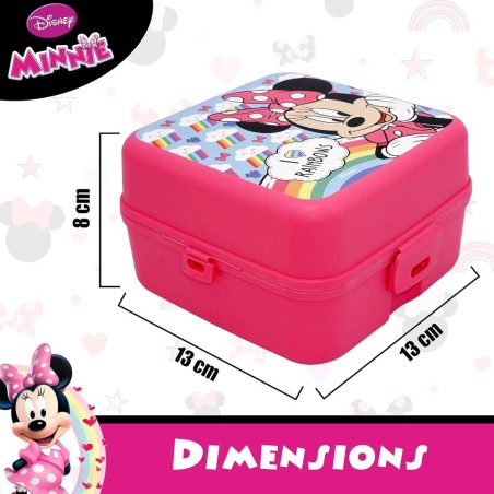 SANDWICHERA CON COMPARTIMENTOS MINNIE