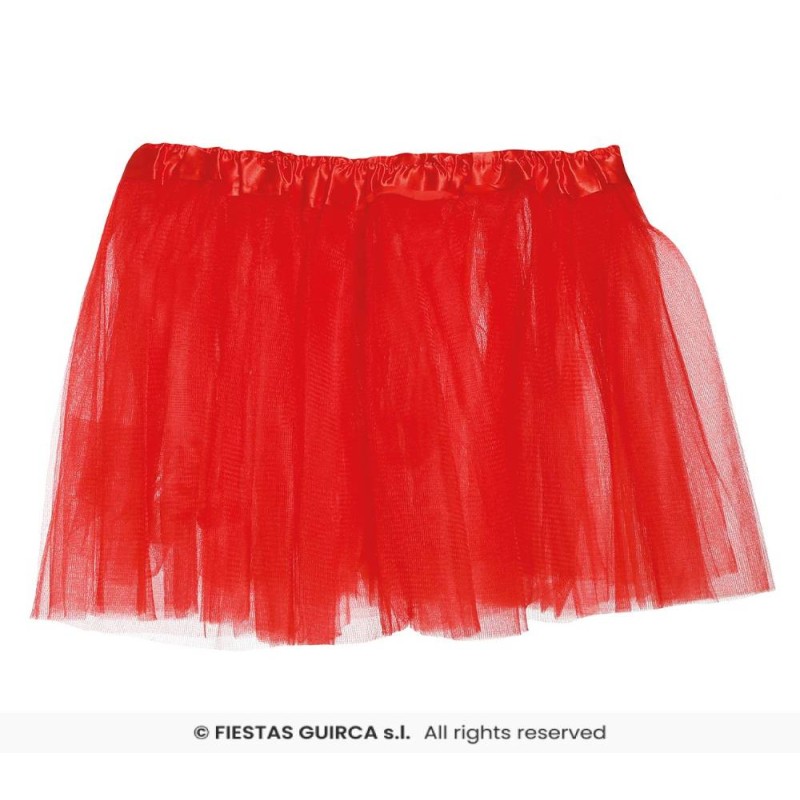 TUTU INFANTIL ROJO 30 CMS