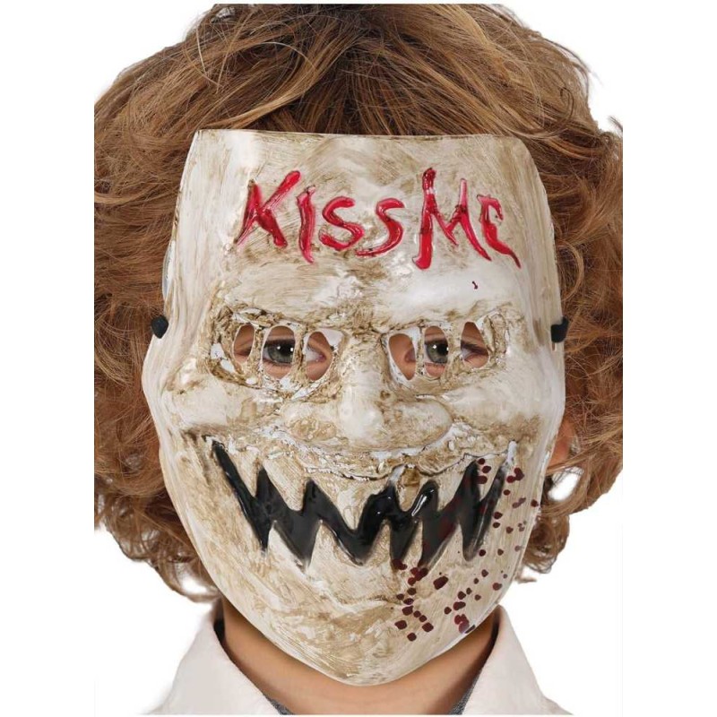 MASCARA "KISS ME", PVC, INFANTIL