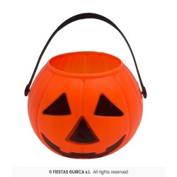CALABAZA CESTO, NARANJA, 15 CMS. 2