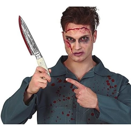 CUCHILLO COCINA CON SANGRE 33 CMS.