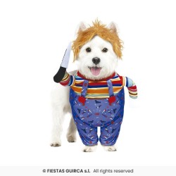 DISFRAZ PERRO CHUCKY  MASCOTA, S