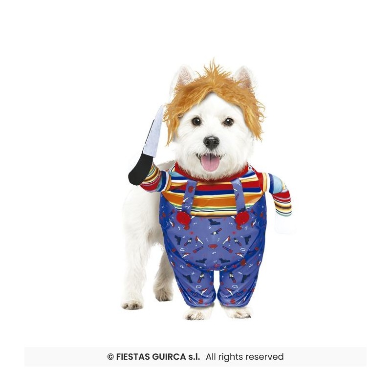 DISFRAZ PERRO CHUCKY  MASCOTA, M