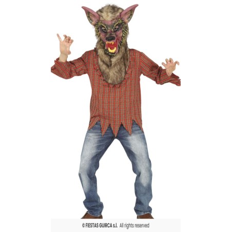 DISFRAZ HOMBRELOBO WEREWOLF 7-9 Años