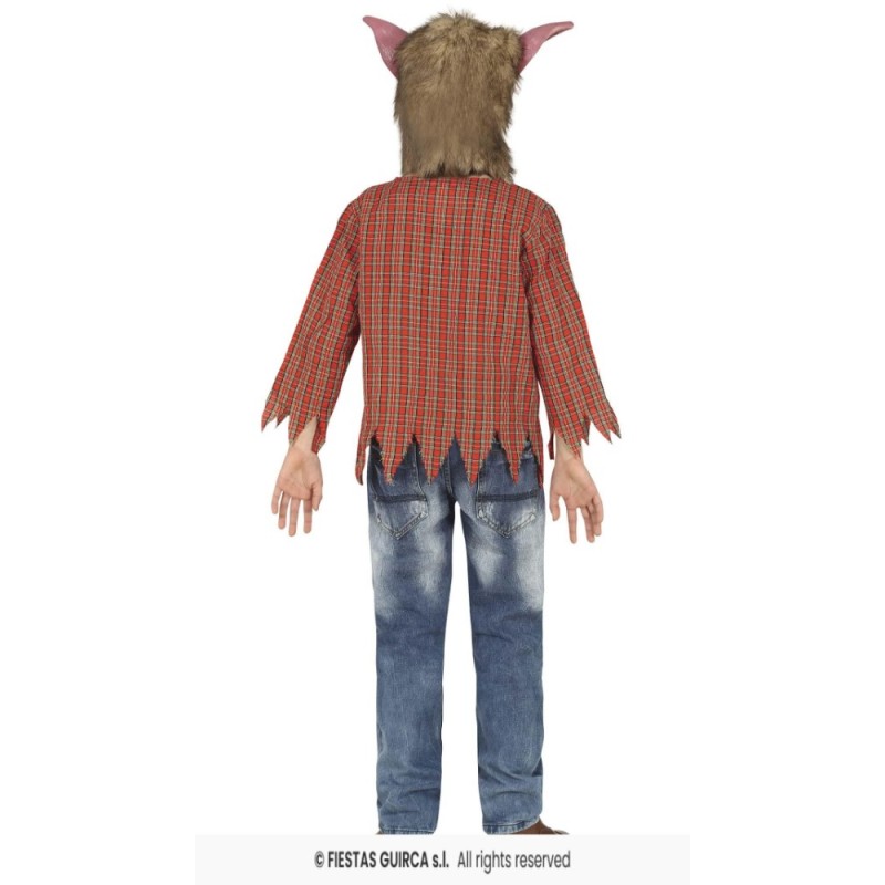 DISFRAZ HOMBRELOBO WEREWOLF 7-9 Años