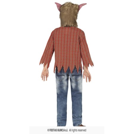 DISFRAZ HOMBRELOBO WEREWOLF 7-9 Años
