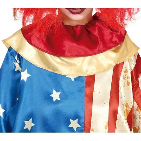 DISFRAZ PAYASO PATRIOT CLOWN 7-9 Años