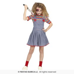 DISFRAZ MUñECA CHUCKY 10-12 Años