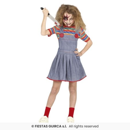 DISFRAZ MUñECA CHUCKY 10-12 Años