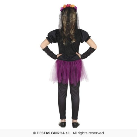DISFRAZ ESQUELETO FLOWER 3-4 Años