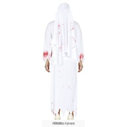 DISFRAZ MONJA BLANCA SANGRIENTA (L) 2