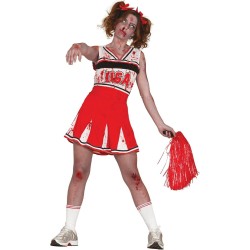 DISFRAZ ANIMADORA CHEER ZOMBIE T.M 38-40