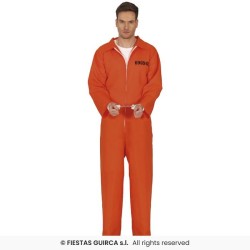 DISFRAZ CONVICTO PRESO NARANJA (M) 2