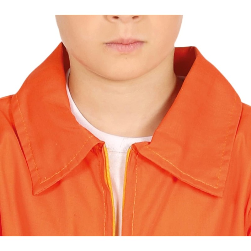 DISFRAZ CONVICTO NARANJA PRESO 10-12 AÑO