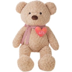 Peluche Oso old corazón 95 cm (surtido)