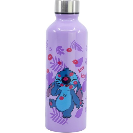 Botella de Aluminio Disney Stitch Lila d