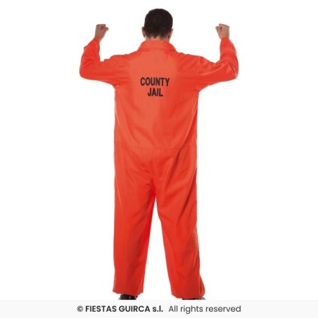 DISFRAZ CONVICTO PRESO NARANJA (XL)