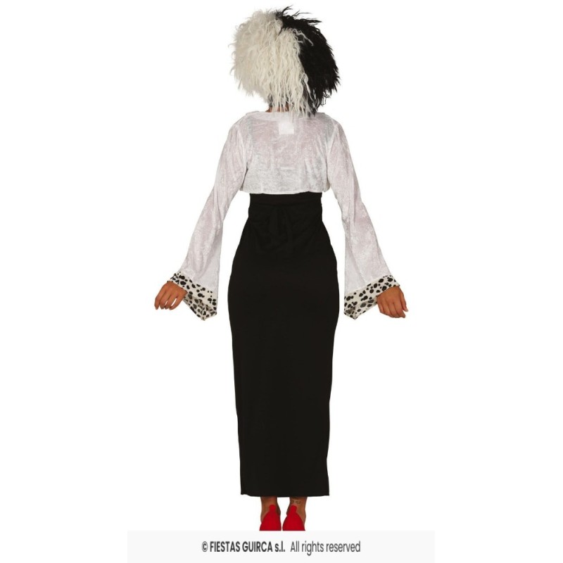 DISFRAZ CRUELLA CRAZY VILLANA M 38-40