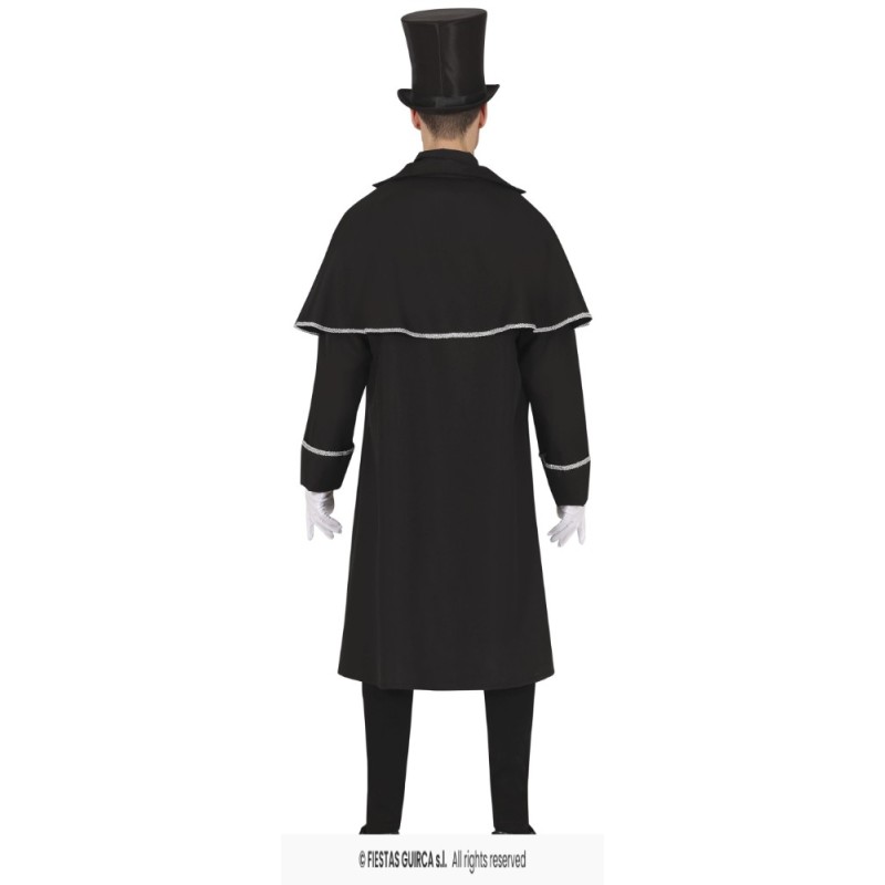 DISFRAZ VAMPIRO PLATEADO SILVER T.M 48-5