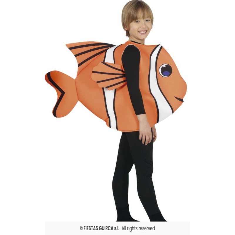 DISFRAZ PEZ NEMO 7-9 Años