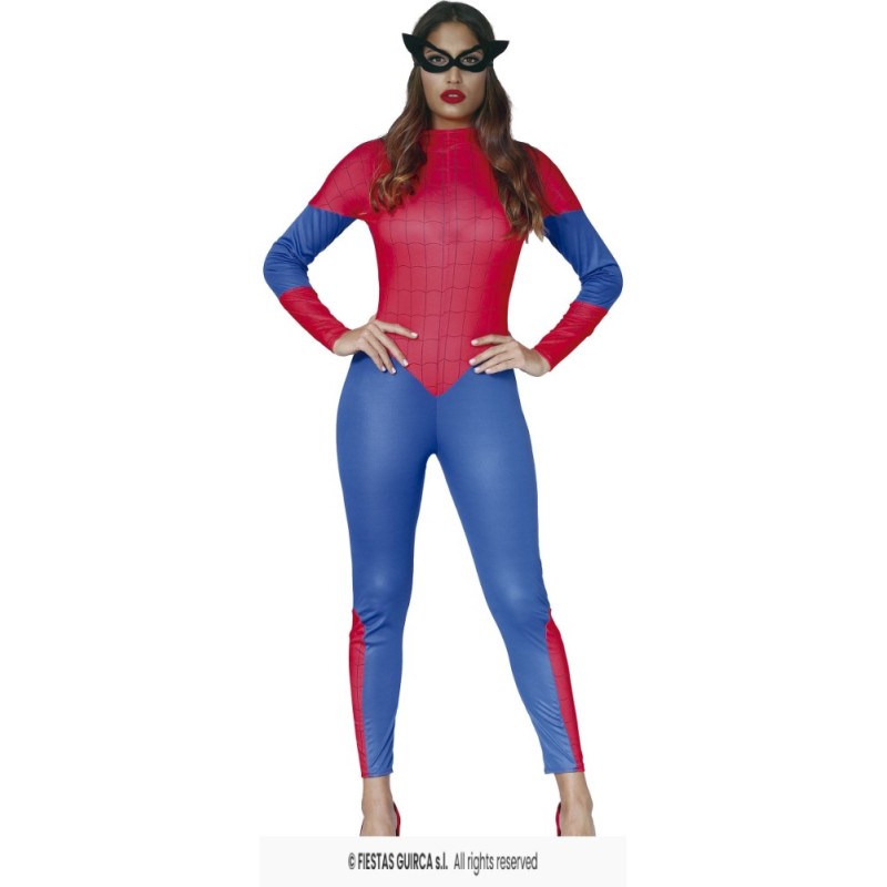 DISFRAZ SUPERHEROINA SPIDERGIRL T.S 36-3