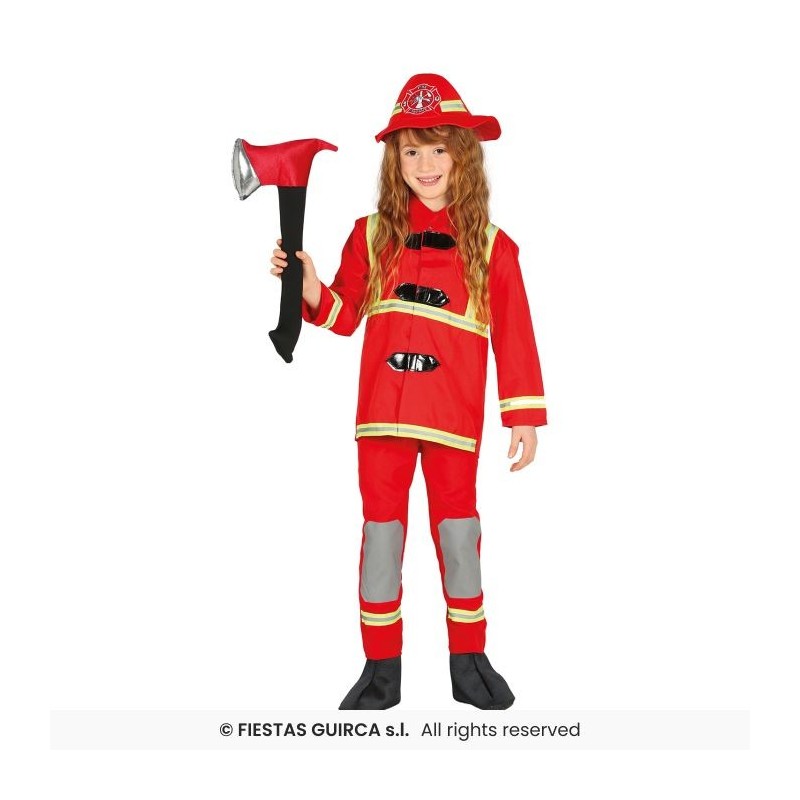 DISFRAZ BOMBERO 7-9 Años