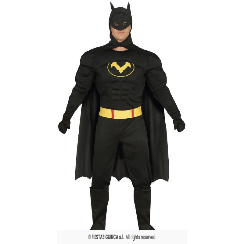 DISFRAZ BATMAN BLACK HERO T.S 46-48