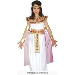 DISFRAZ EGIPCIA CLEOPATRA FARAONA 5-6 AÑ