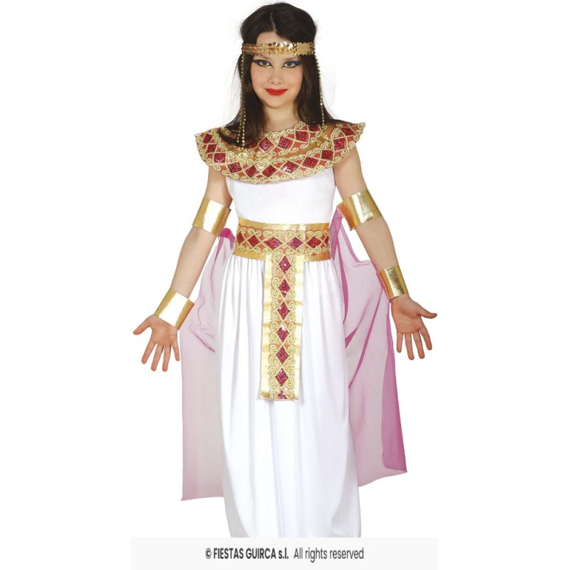 DISFRAZ EGIPCIA CLEOPATRA FARAONA 5-6 AÑ