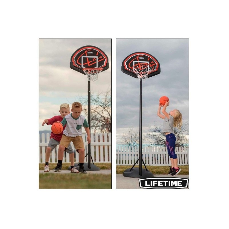 LIFETIME CANASTA BASKET PORT. AJUSTABLE