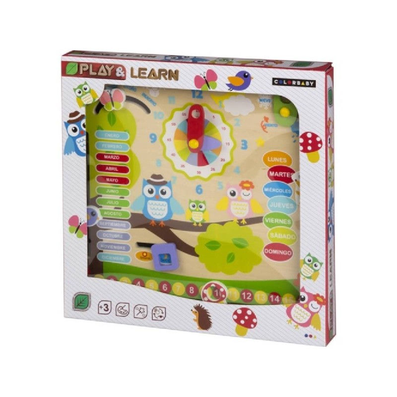 JUEGO EDUCATIVO MADERA BUHOS +3A ESPAÑOL