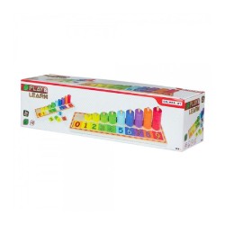 JUEGO MADERA EDUCATIVO - FICHAS Y NUMERO 2