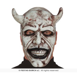 Mascara demonio blanco, latex